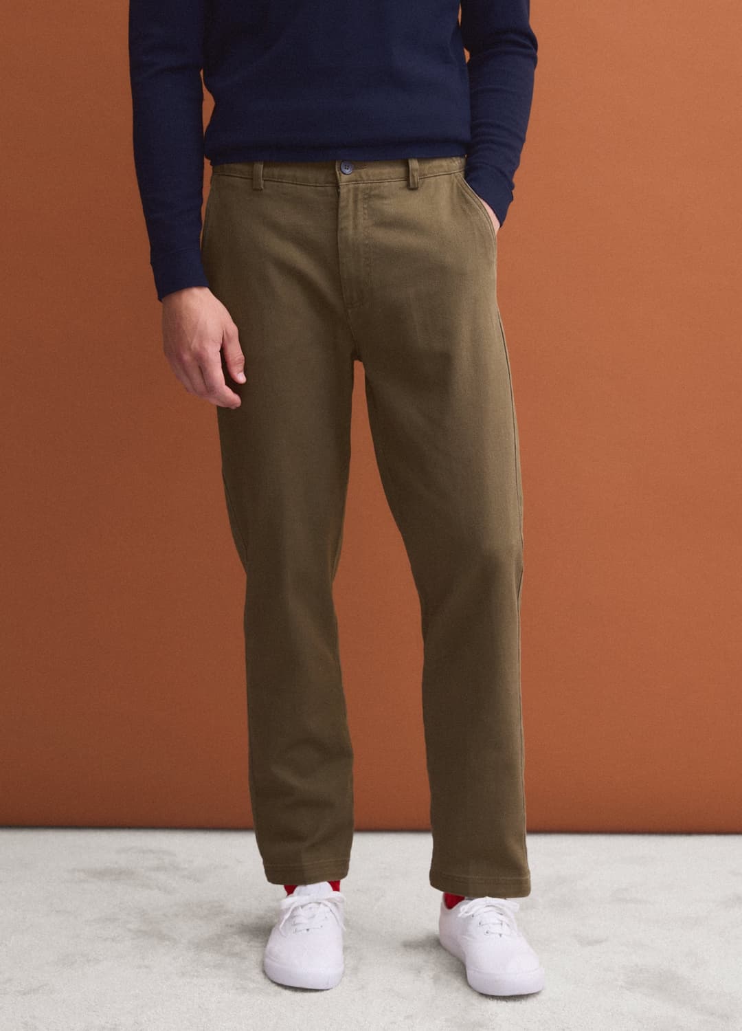 Braune Chinohose Aus Stretch-baumwolle | OVS Braune Chinohose Aus Stretch-baumwolle - 15 | OVS
