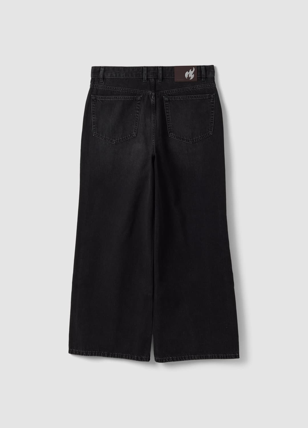 Schwarze Wide-leg-denimjeans Aus Reiner Baumwolle | OVS Schwarze Wide-leg-denimjeans Aus Reiner Baumwolle - 6 | OVS