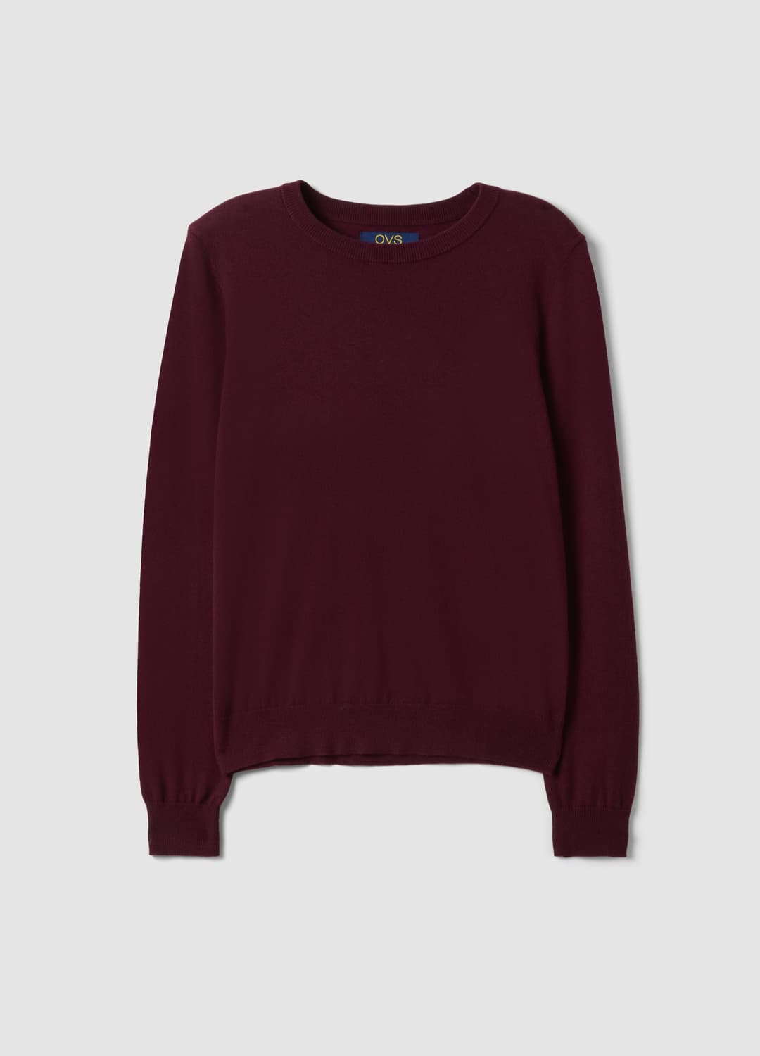 Maglia Girocollo Rossa In Misto Lana Regular Fit | OVS Maglia Girocollo Rossa In Misto Lana Regular Fit - 4 | OVS