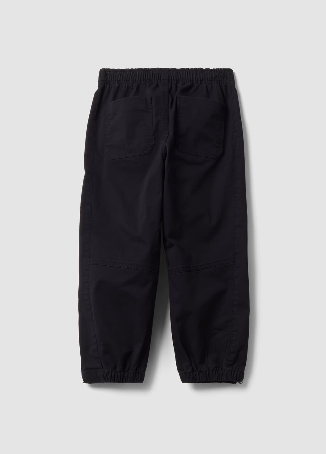 Pantaloni Neri In Cotone Elasticizzato Con Fondo Elasticizzato Per Bambino | OVS Pantaloni Neri In Cotone Elasticizzato Con Fondo Elasticizzato Per Bambino - 1 | OVS