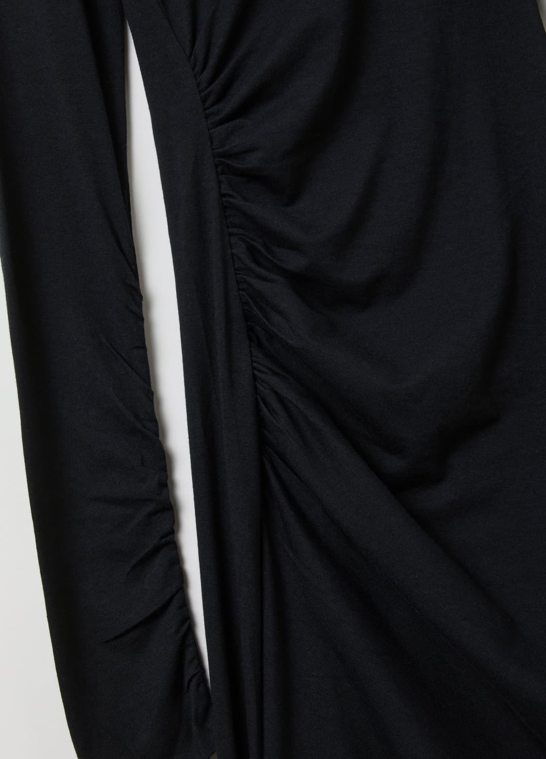 Mock-neck Mini Dress Black | OVS Mock-neck Mini Dress Black - 6 | OVS