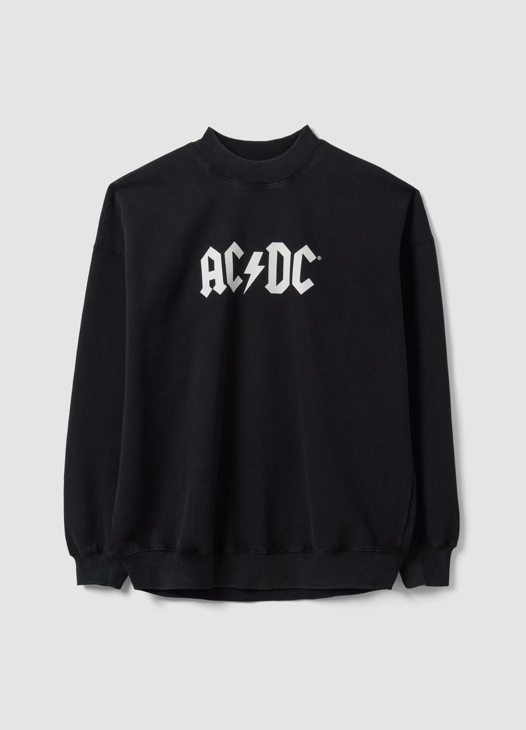Felpa Nera In Misto Cotone Con Stampa Degli Ac/dc | OVS Felpa Nera In Misto Cotone Con Stampa Degli Ac/dc - 4 | OVS