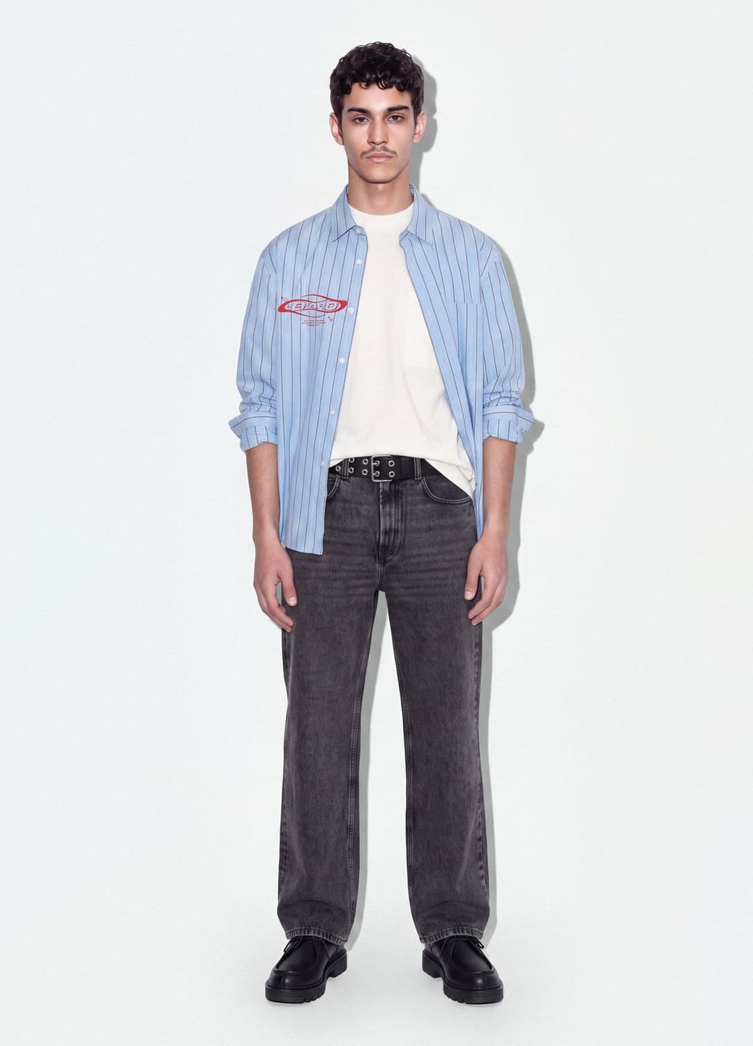 Graue Denim-jeans Im Flare Fit Aus Reiner Baumwolle | OVS Graue Denim-jeans Im Flare Fit Aus Reiner Baumwolle - 0 | OVS