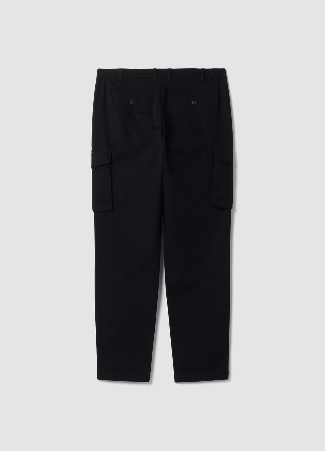 Pantaloni Cargo Neri In Cotone Elasticizzato Slim Fit | OVS Pantaloni Cargo Neri In Cotone Elasticizzato Slim Fit - 2 | OVS