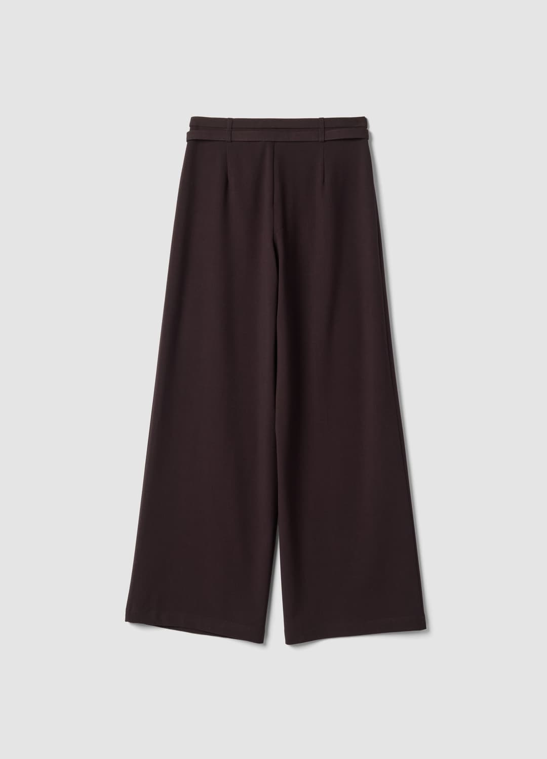 Braune Business-hose Aus Stretch-viskose Mit Gürtel | OVS Braune Business-hose Aus Stretch-viskose Mit Gürtel - 2 | OVS