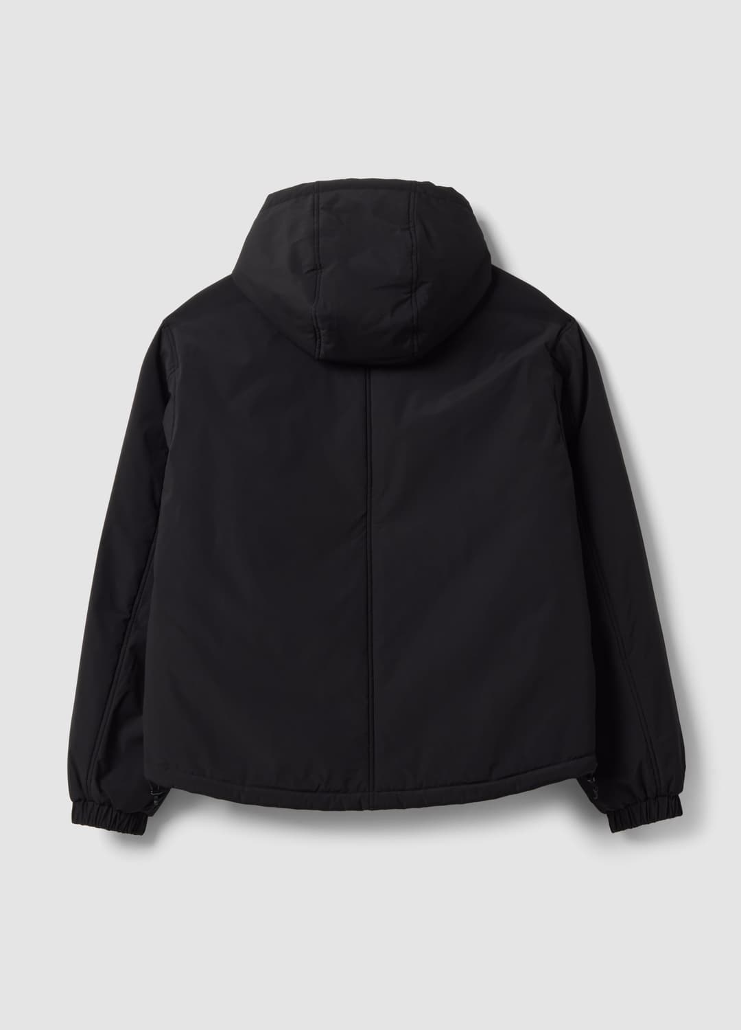 Giaccone Nero Imbottito Con Cappuccio E Zip Over Fit | OVS Giaccone Nero Imbottito Con Cappuccio E Zip Over Fit - 6 | OVS