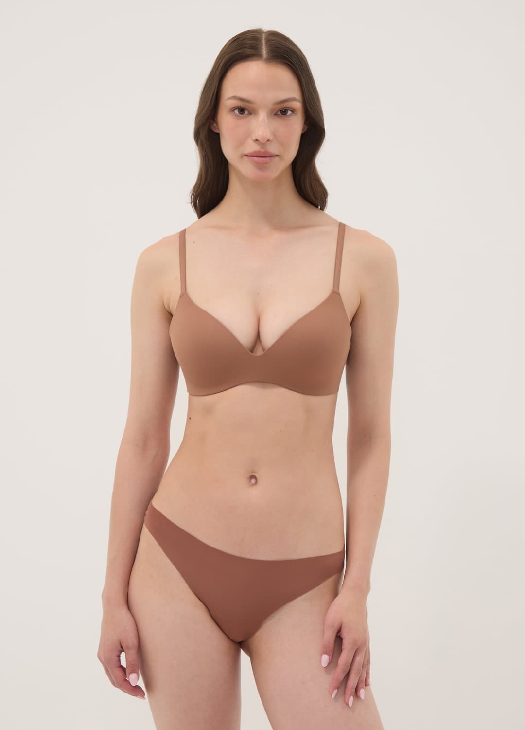 Slip Brasiliana Marrone In Microfibra Elasticizzata | OVS Slip Brasiliana Marrone In Microfibra Elasticizzata - 0 | OVS