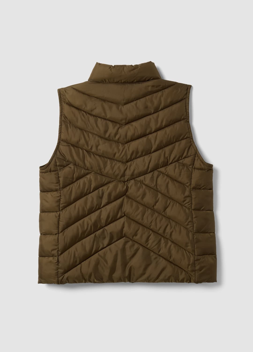Gilet Ultralight Verde Trapuntato Con Zip E Collo Alto | OVS Gilet Ultralight Verde Trapuntato Con Zip E Collo Alto - 5 | OVS