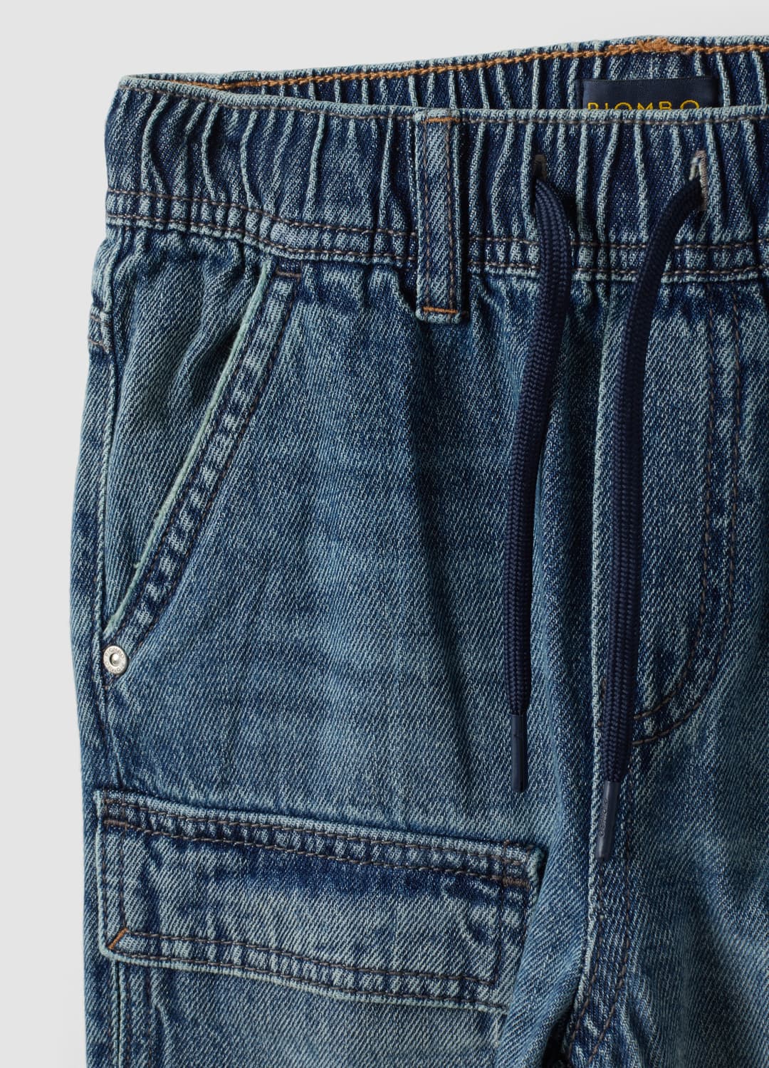 Jogger Denim Blu In Misto Cotone E Viscosa Relaxed Fit Per Bambino | OVS Jogger Denim Blu In Misto Cotone E Viscosa Relaxed Fit Per Bambino - 2 | OVS
