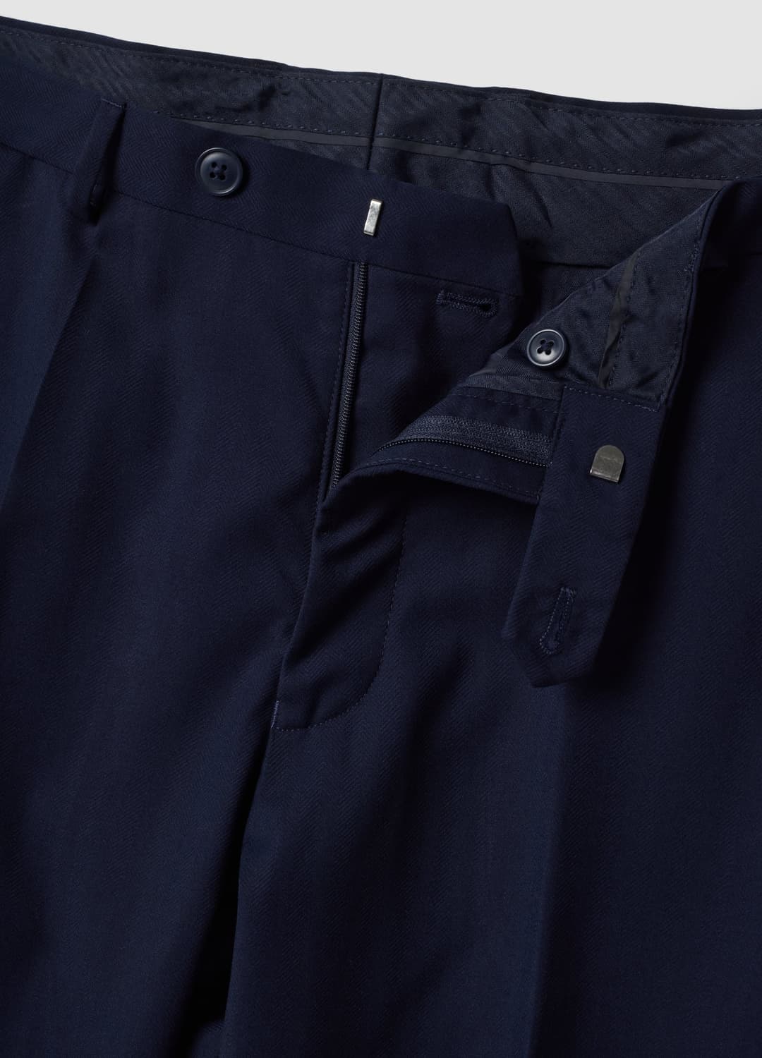 Blaue Slim-fit-hose Aus Elastischer Viskose | OVS Blaue Slim-fit-hose Aus Elastischer Viskose - 1 | OVS