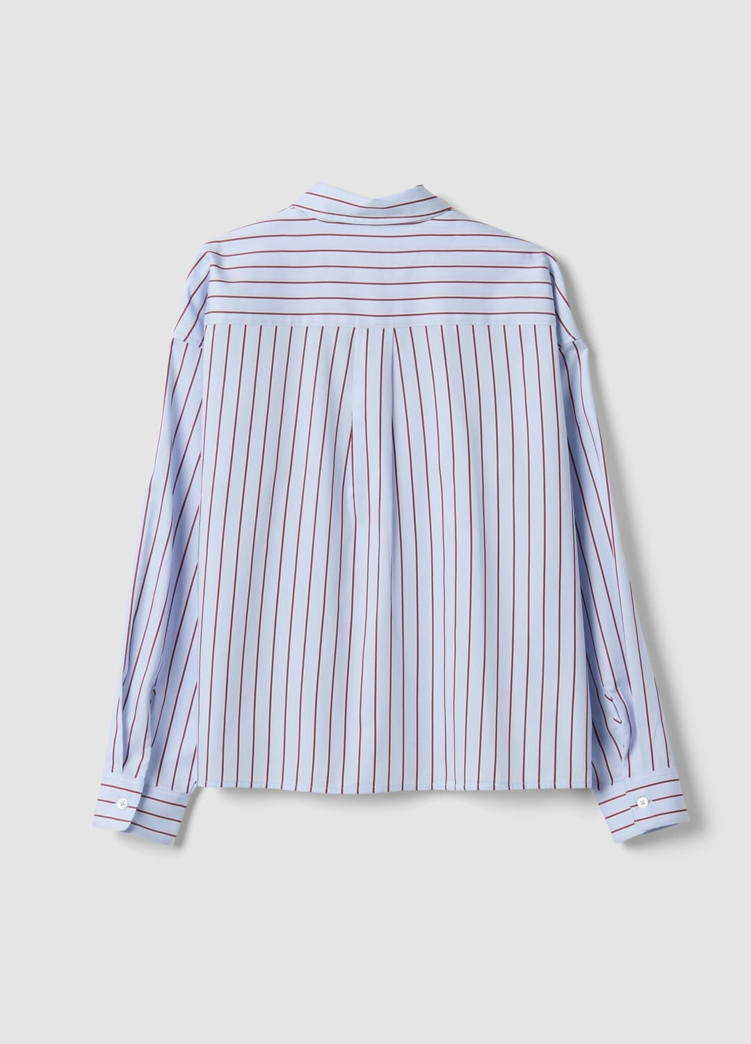 Camicia Azzurra A Righe In Puro Cotone Regular Fit | OVS Camicia Azzurra A Righe In Puro Cotone Regular Fit - 2 | OVS