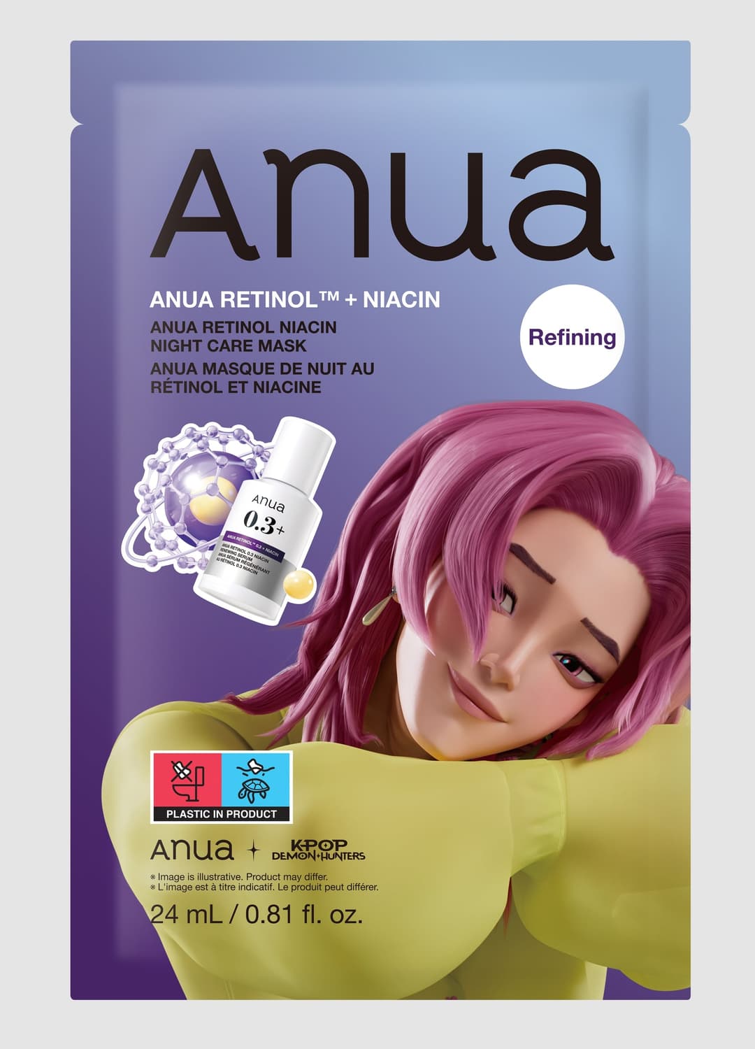 8 Hyaluronsäure-catechin Cool Slim Maske 24 Ml | Anua K-pop Demon Hunters | OVS 8 Hyaluronsäure-catechin Cool Slim Maske 24 Ml | Anua K-pop Demon Hunters - 13 | OVS